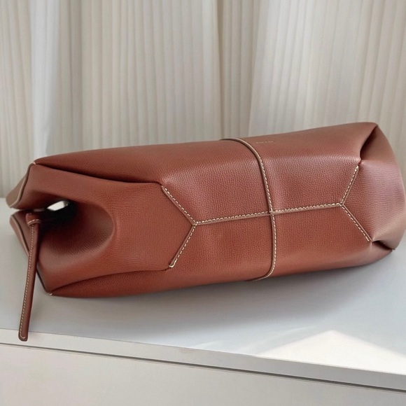 Polene Brown Leather Tote - Picture 6 of 9